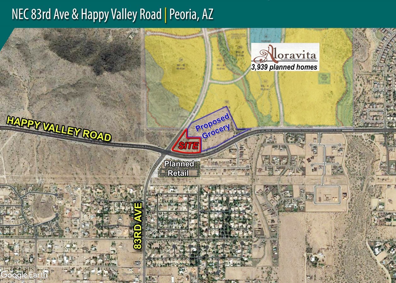 NEC 83rd Ave. & Happy Valley Rd, Peoria, AZ, 85383 Commercial