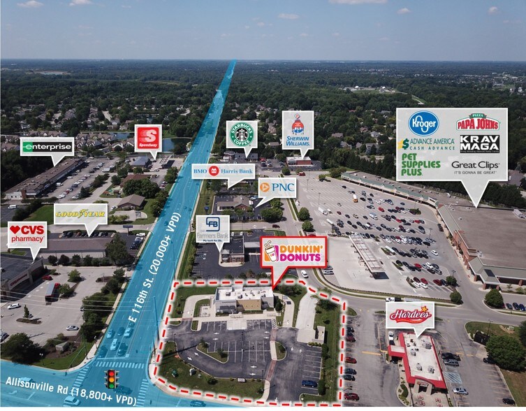 11614 allisonville rd fishers in 46038 fast food for sale on