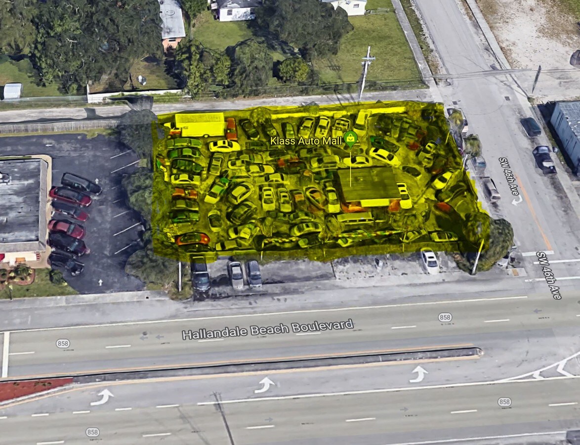 4601 Hallandale Beach Blvd Hollywood Fl 33023 Freestanding Aerial